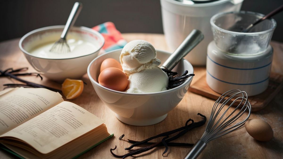 Rețeta înghețată de casă cu lapte și ouă
